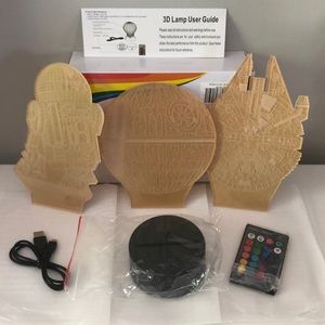 Star Wars 3D Illusion Night Light NIB